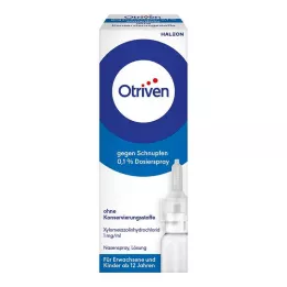 OTRIVEN 0,1 % doseringsspray uten konserveringsmidler, 10 ml