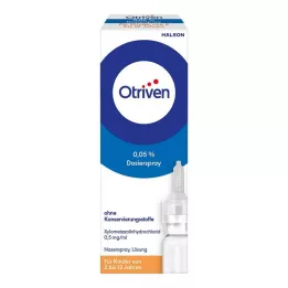 OTRIVEN 0,05 % doseringsspray uten konserveringsmidler, 10 ml