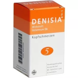 DENISIA 5 hodepine tabletter, 80 stk