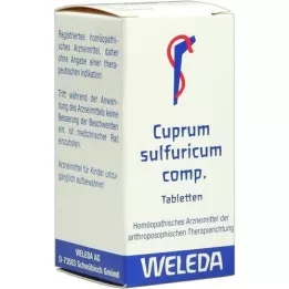 CUPRUM SULFURICUM komp. tabletter, 100 stk