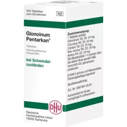 GLONOINUM PENTARKAN tabletter, 200 stk