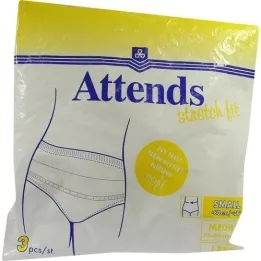 Attends Stretchfit bukser s, 1x3 stk