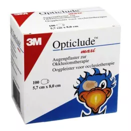 OPTICLUDE 3M maxi 5,7x8 cm 1539/100, 100 stk