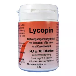 LYCOPIN TABLETTER, 80 stk