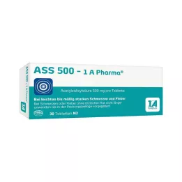 ASS 500-1A Pharma Tabletter, 30 stk