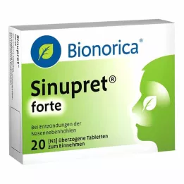 SINUPRET forte belagte tabletter, 20 stk