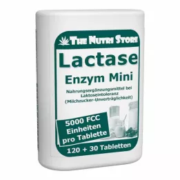 LACTASE 5000 FCC enzymminitabletter i doseringsdispenser, 120 stk
