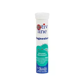 ACTIVLINE Magnesium sitron brusetabletter, 20 stk