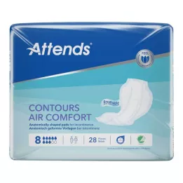 ATTENDS Contours Air Comfort 8 maler, 28 deler