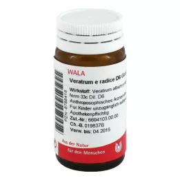 VERATRUM E radise D 6 Globuli, 20 g