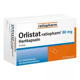 ORLISTAT-ratiopharm 60 mg harde kapsler, 84 stk
