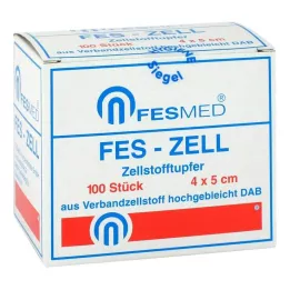 ZELLSTOFFTUPFER FES ZELL 4x5 cm høy, 100 stk