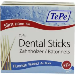 Tepe Tannruller tynn med fluor, 125 stk