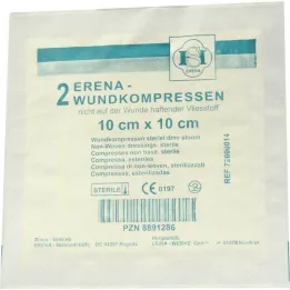 Erena Sterile fleecekompresser, 2 stk