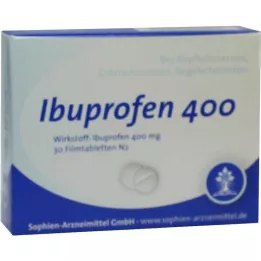 IBUPROFEN Sophien 400 filmdrasjerte tabletter, 30 stk