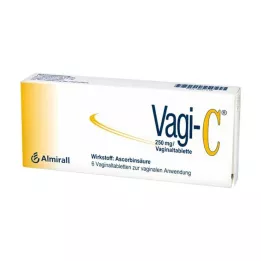 VAGI C Vaginaltabletter, 6 stk