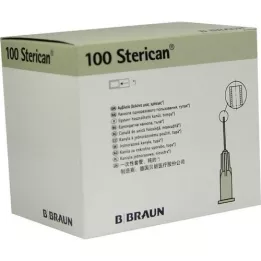 STERICAN Kanyler 27 G 0,4x25 mm stump, 100 stk