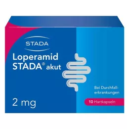 LOPERAMID STADA akutt 2 mg harde kapsler, 10 stk
