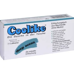 Coolike forfriskende håndklær dypt hav, 5 stk