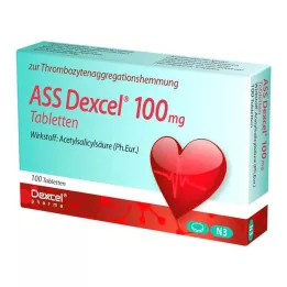 ASS Dexcel 100 mg tabletter, 100 stk