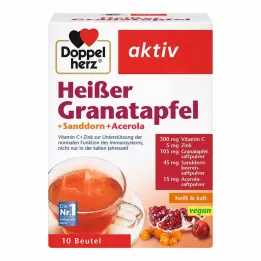 DOPPELHERZ varmt granateple+tindved+acerola, 10 stk
