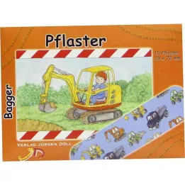 KINDERPFLASTER Gravemaskinkonvolutter, 10 stk