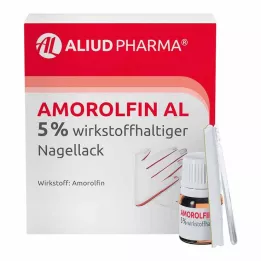 AMOROLFIN AL 5 % aktiv neglelakk, 3 ml