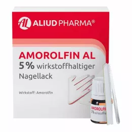 AMOROLFIN AL 5 % aktiv ingrediens neglelakk, 5 ml