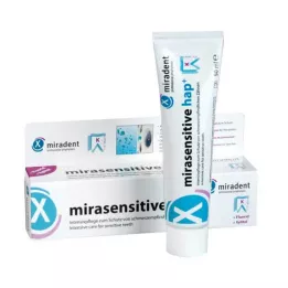 MIRADENT Tannkrem mirasensitive hap+, 50 ml