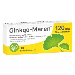 GINKGO-MAREN 120 mg filmdrasjerte tabletter, 30 stk