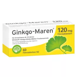 GINKGO-MAREN 120 mg filmdrasjerte tabletter, 60 stk