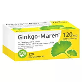 GINKGO-MAREN 120 mg filmdrasjerte tabletter, 120 stk