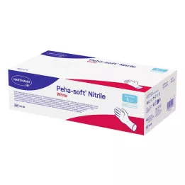 PEHA-SOFT Nitril White Unt.hands.unsteril PF S, 200 stk