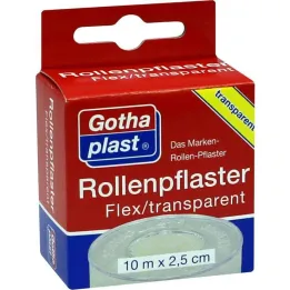 Gothaplast rullegips Flex trp.2,5 cm x 10 m, 1 stk