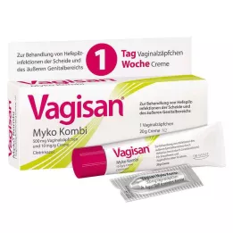 VAGISAN Myko Kombi 1-dagers terapi, 1 P