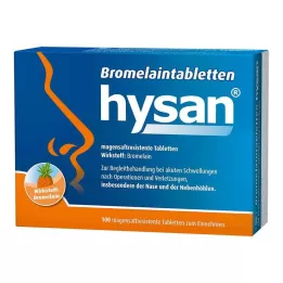 BROMELAIN TABLETTEN hysan gastro-resistente tabletter, 100 stk