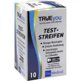 TrueYou Blood Sugar Test Strip, 10 stk