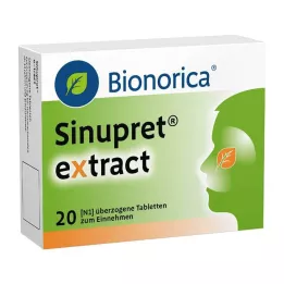 SINUPRET ekstraktbelagte tabletter, 20 stk