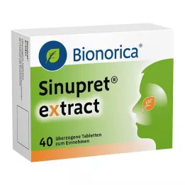 SINUPRET ekstraktbelagte tabletter, 40 stk