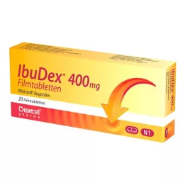 IBUDEX 400 mg filmdrasjerte tabletter, 20 stk