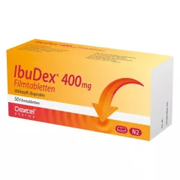 IBUDEX 400 mg filmdrasjerte tabletter, 50 stk