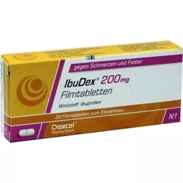 IBUDEX 200 mg filmbelagte tabletter, 20 stk