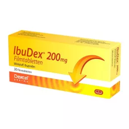 IBUDEX 200 mg filmdrasjerte tabletter, 30 stk