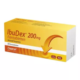 IBUDEX 200 mg filmdrasjerte tabletter, 50 stk