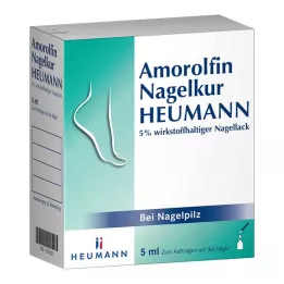AMOROLFIN Nagelkur Heumann 5% wst.halt.neglelakk, 5 ml