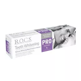 ROCS PRO skånsom blekende fersk mynte tannkrem, 135 g