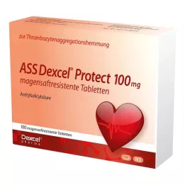 ASS Dexcel Protect 100 mg gastroresistente tabletter, 100 stk