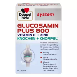 DOPPELHERZ Glucosamine Plus 800 systemkapsler, 60 stk