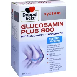 DOPPELHERZ Glukosamin pluss 800 systemkapsler, 120 stk