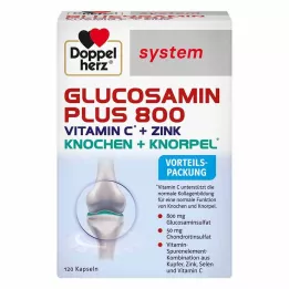 DOPPELHERZ Glucosamine Plus 800 systemkapsler, 120 stk